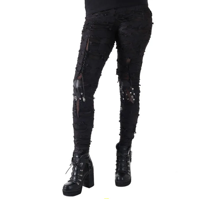 kalhoty gothic DEVIL FASHION Gothic Radella XS